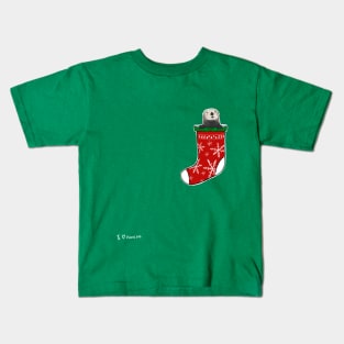 Christmas Otter Kids T-Shirt